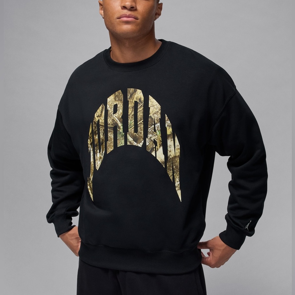 Jordan Men's Brooklyn French Terry Realtree Crewneck